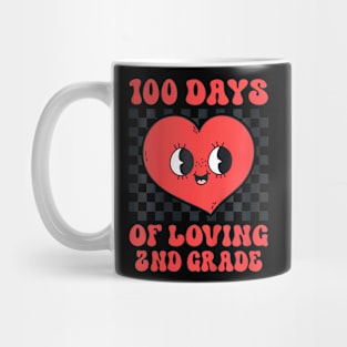 100 Days Of Loving 2Nd Grade 100Th Day Of School Teacher Mug